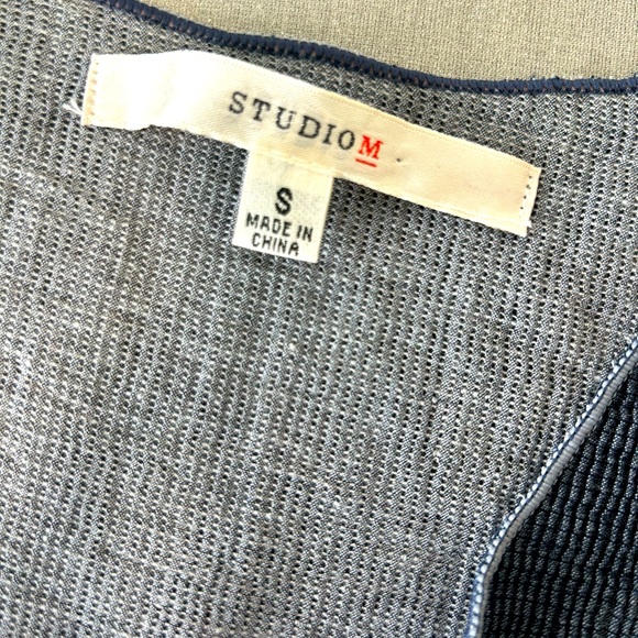 Studio M Blue & White Boho Print Dress – Size Small - Picture 4 of 8